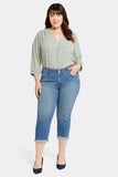 NYDJ Chloe Capri Jeans In Plus Size With Cuffs - Stargazer