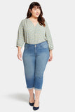 NYDJ Chloe Capri Jeans In Plus Size With Cuffs - Stargazer