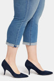 NYDJ Chloe Capri Jeans In Plus Size With Cuffs - Stargazer