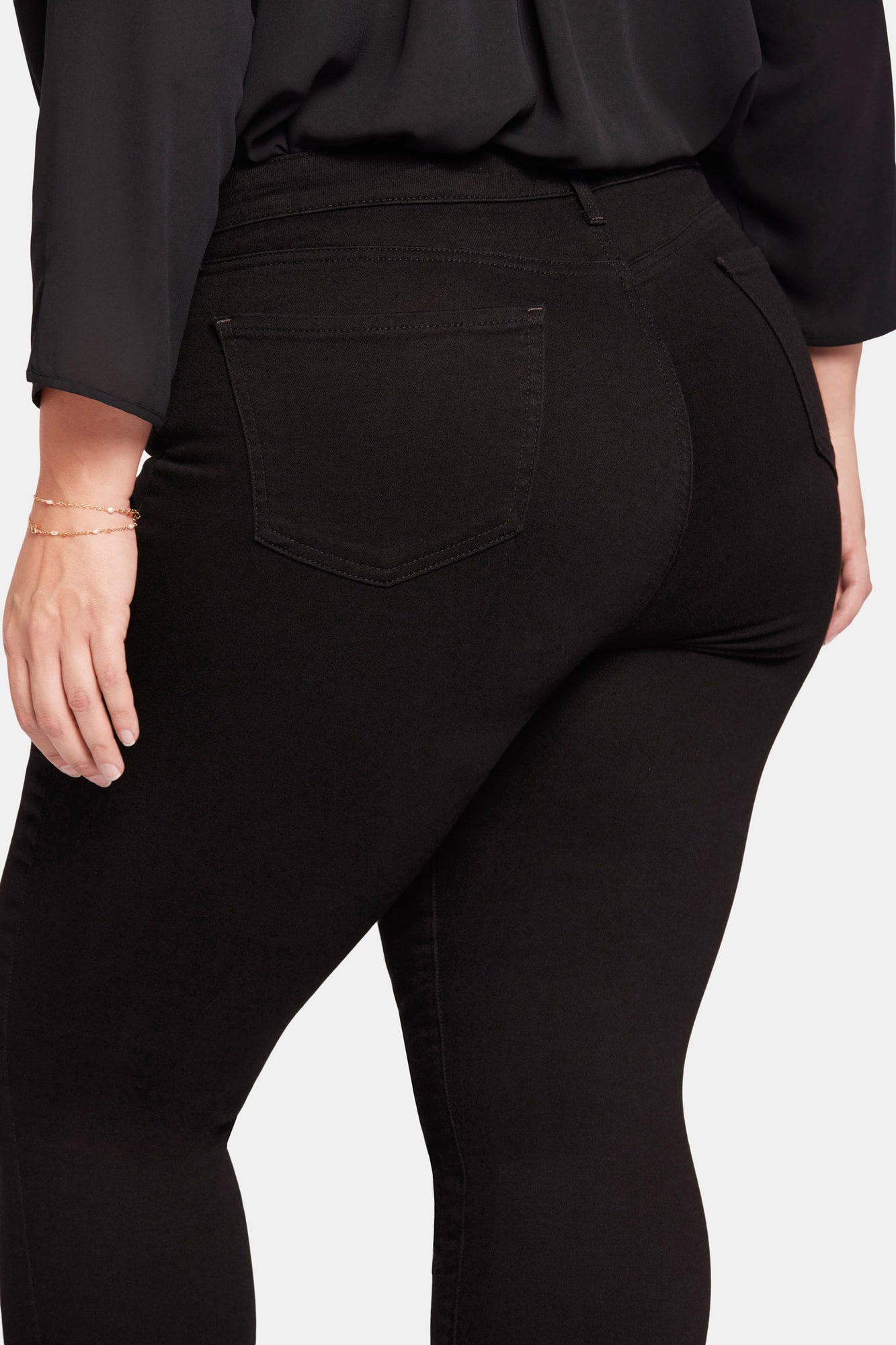 NYDJ Ami Skinny Jeans In Plus Size  - Black