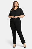 NYDJ Barbara Bootcut Jeans In Plus Size  - Black