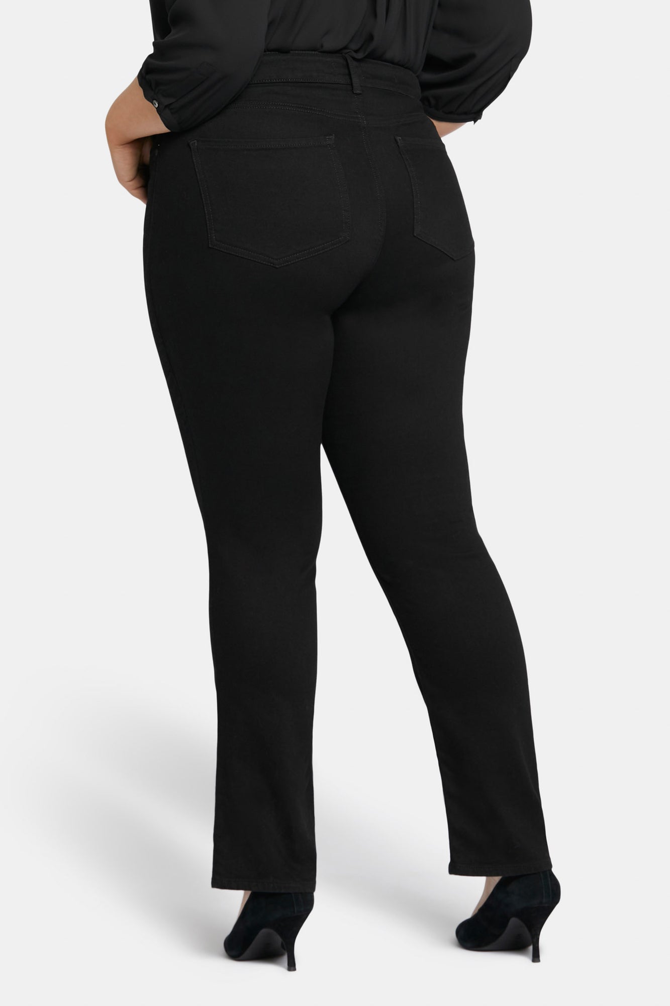 Marilyn Straight Jeans In Sure Stretch® Denim - Black Black