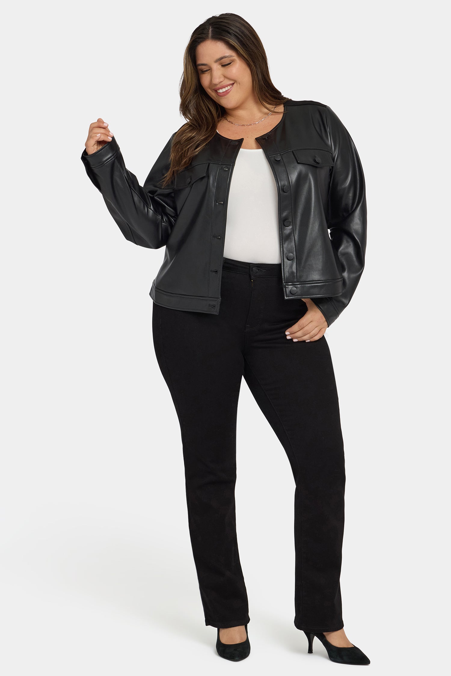トップス bibiy VANESSA JACKET Vanessa Jacket In Plus Size Sculpt-Her™ Collection - Black Black