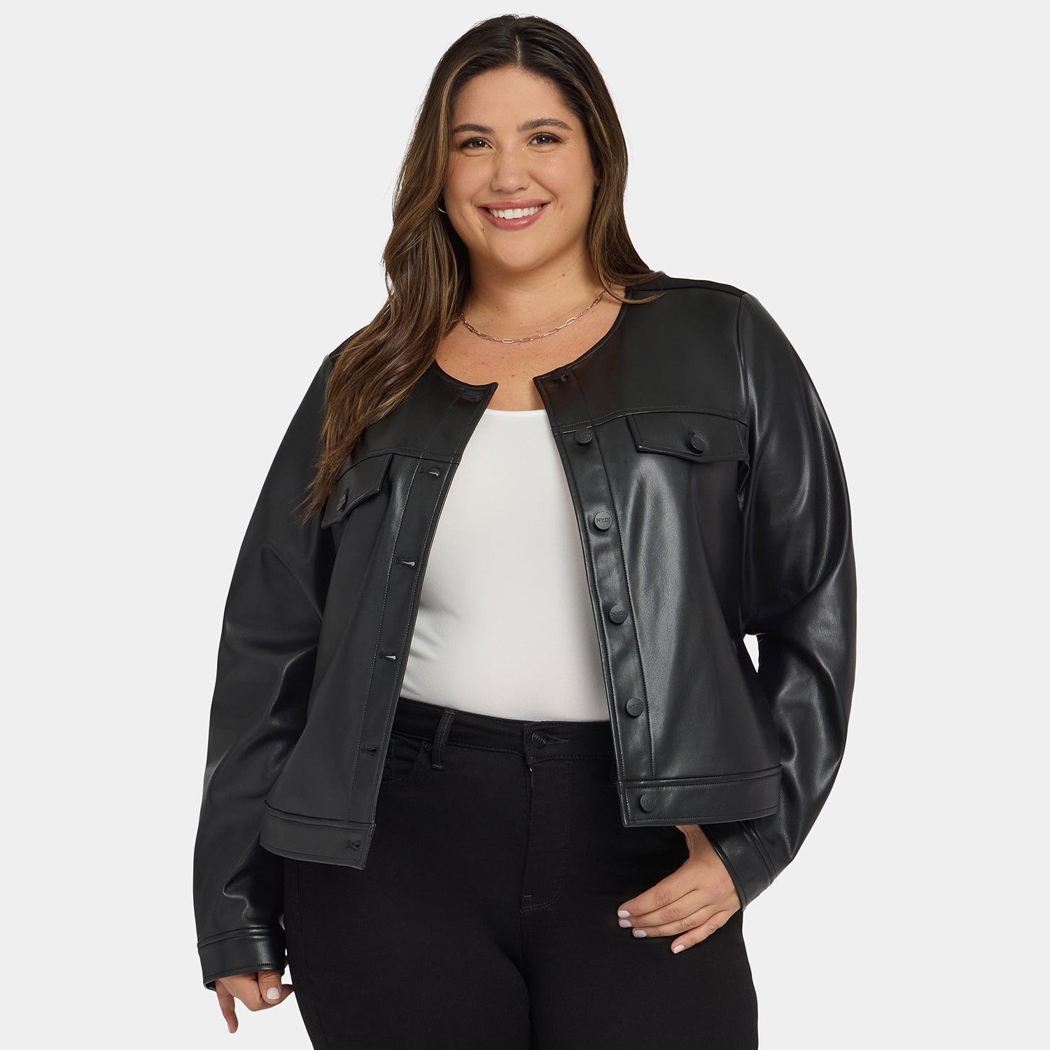 Vanessa Jacket In Plus Size Sculpt-Her™ Collection - Black Black