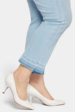 NYDJ Marilyn Straight Ankle Jeans In Petite Plus Size In Cool Embrace® Denim With High Rise And Released Hems - Brightside