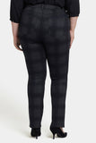 NYDJ Marilyn Straight Pants In Plus Size  - Piedmont Plaid