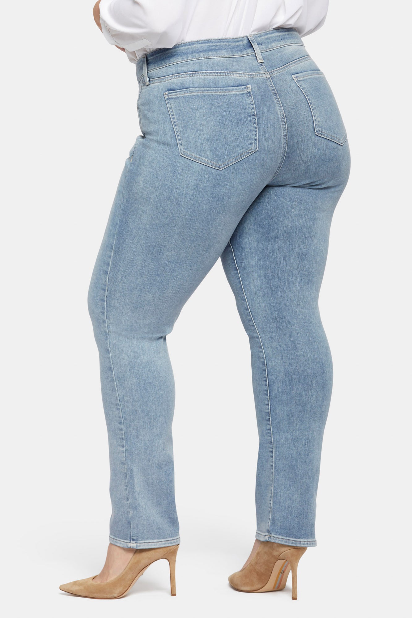 NYDJ Marilyn Straight Jeans In Plus Size  - Haley