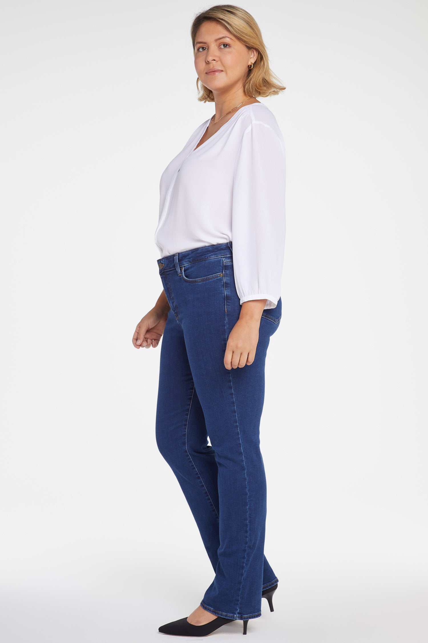 NYDJ Marilyn Straight Jeans In Plus Size  - Quinn
