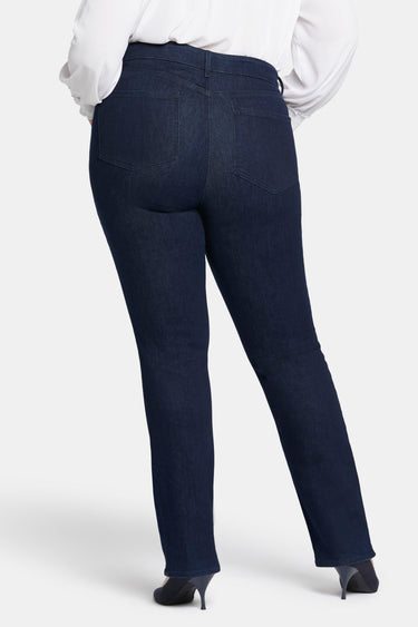 NYDJ Marilyn Straight Jeans In Plus Size  - Rinse