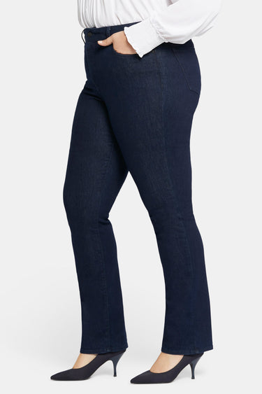 NYDJ Marilyn Straight Jeans In Plus Size  - Rinse