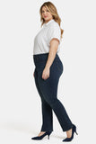 NYDJ Marilyn Straight Jeans In Plus Size With High Rise And 31" Inseam - Presley