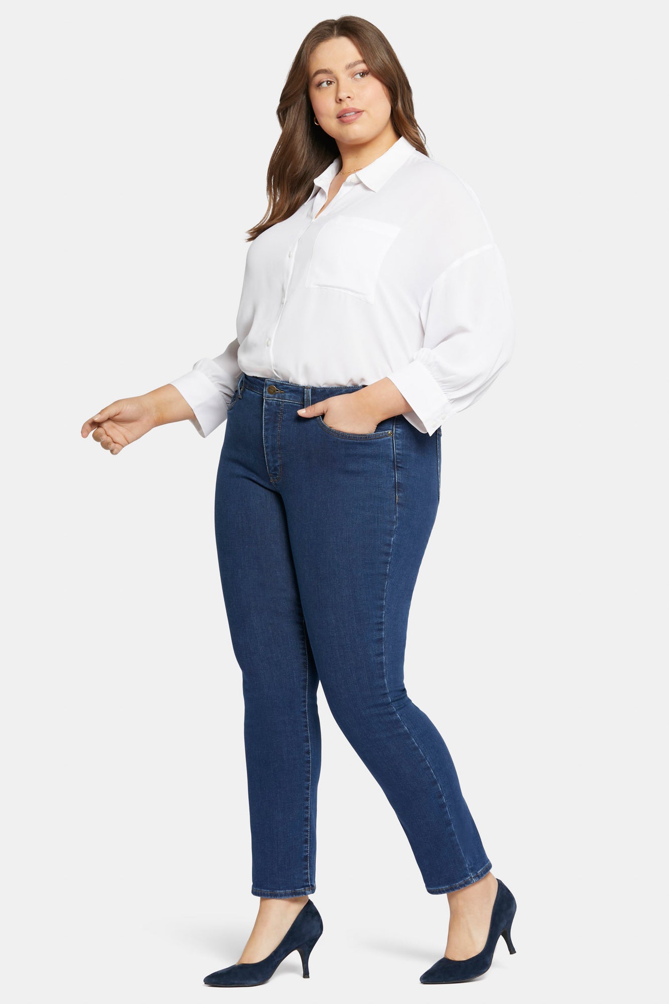 NYDJ Sheri Slim Jeans In Plus Size  - Quinn