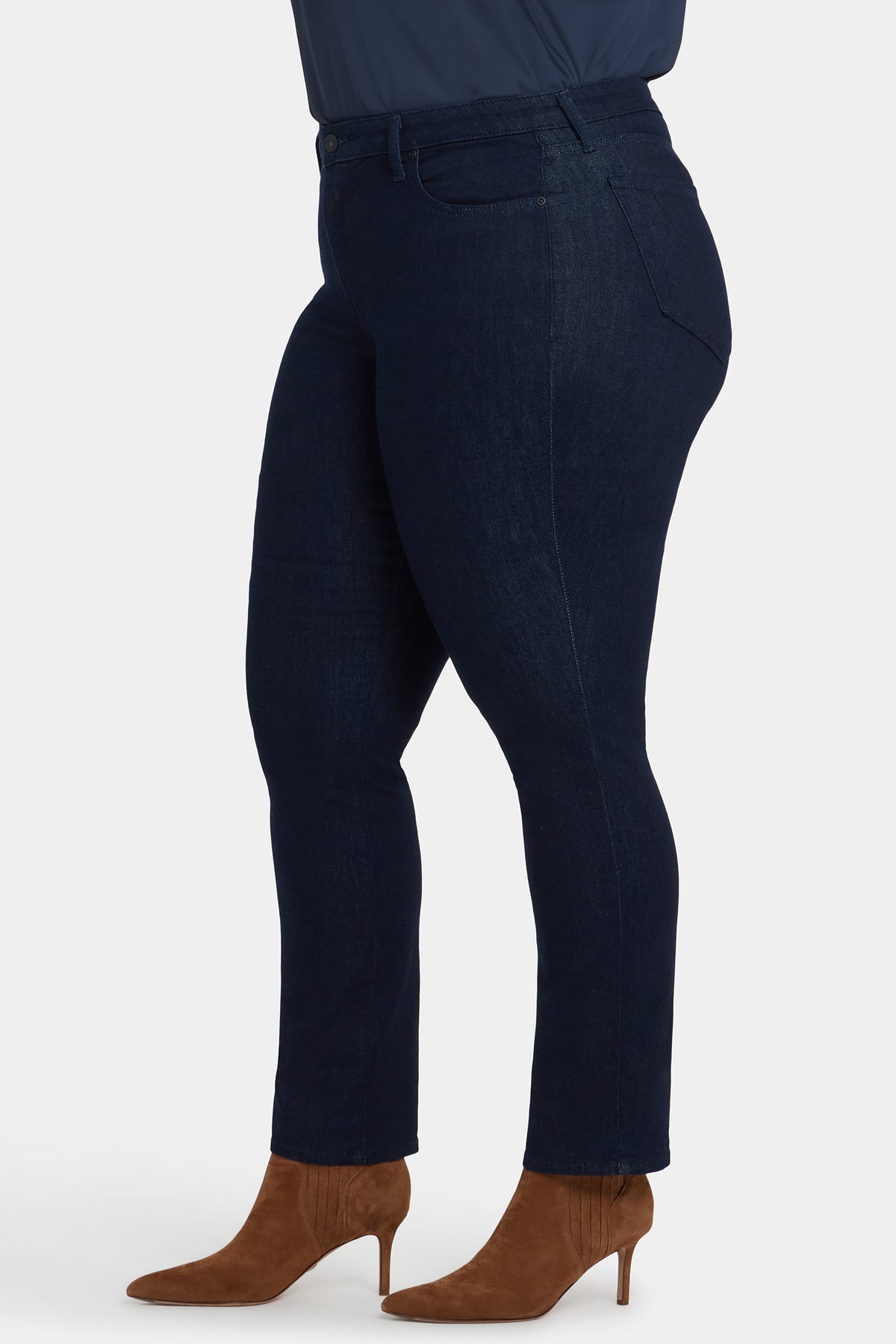 NYDJ Sheri Slim Jeans In Plus Size  - Rinse