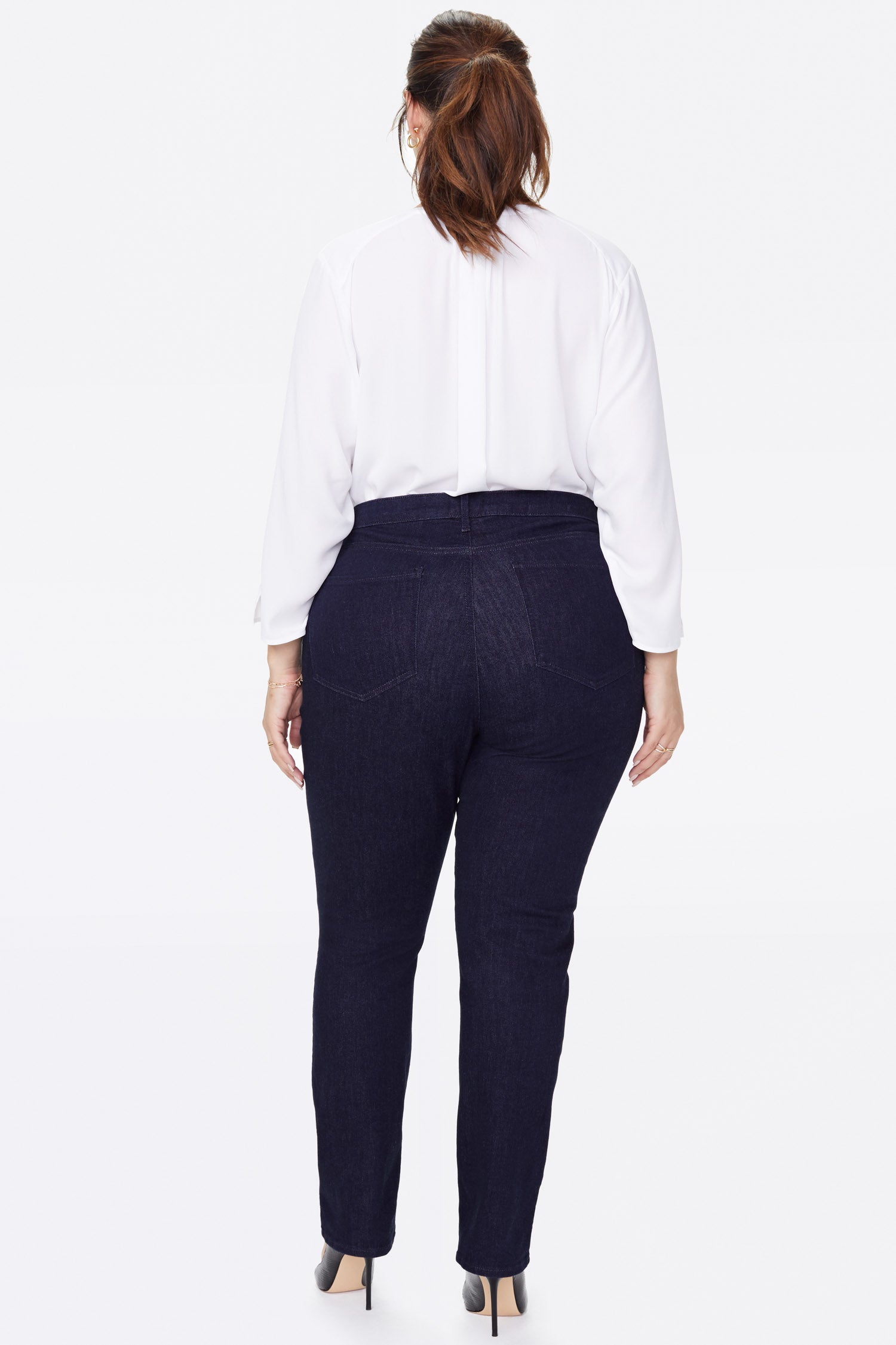 NYDJ Sheri Slim Jeans In Plus Size  - Rinse