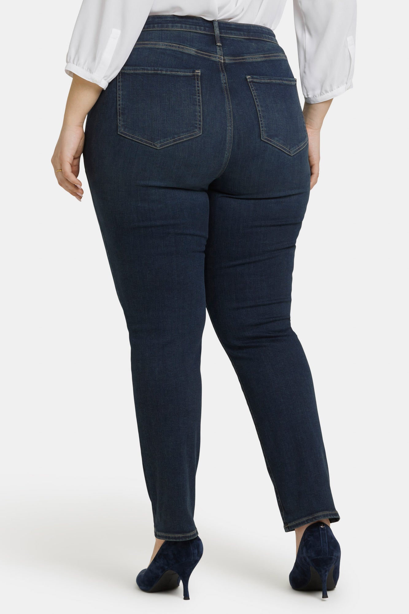 NYDJ Sheri Slim Jeans In Plus Size With High Rise - Presley