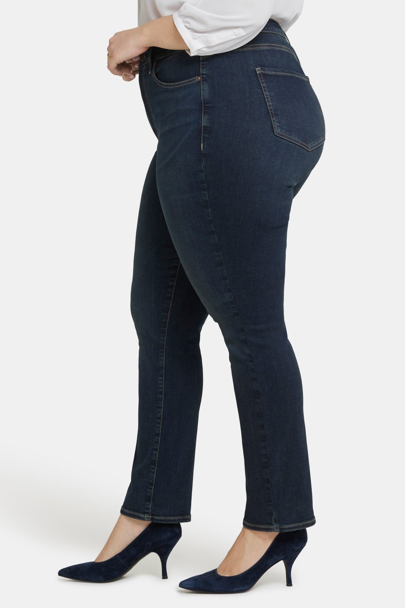 NYDJ Sheri Slim Jeans In Plus Size With High Rise - Presley