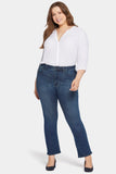 NYDJ Le Silhouette Slim Bootcut Jeans In Petite Plus Size With High Rise - Precious