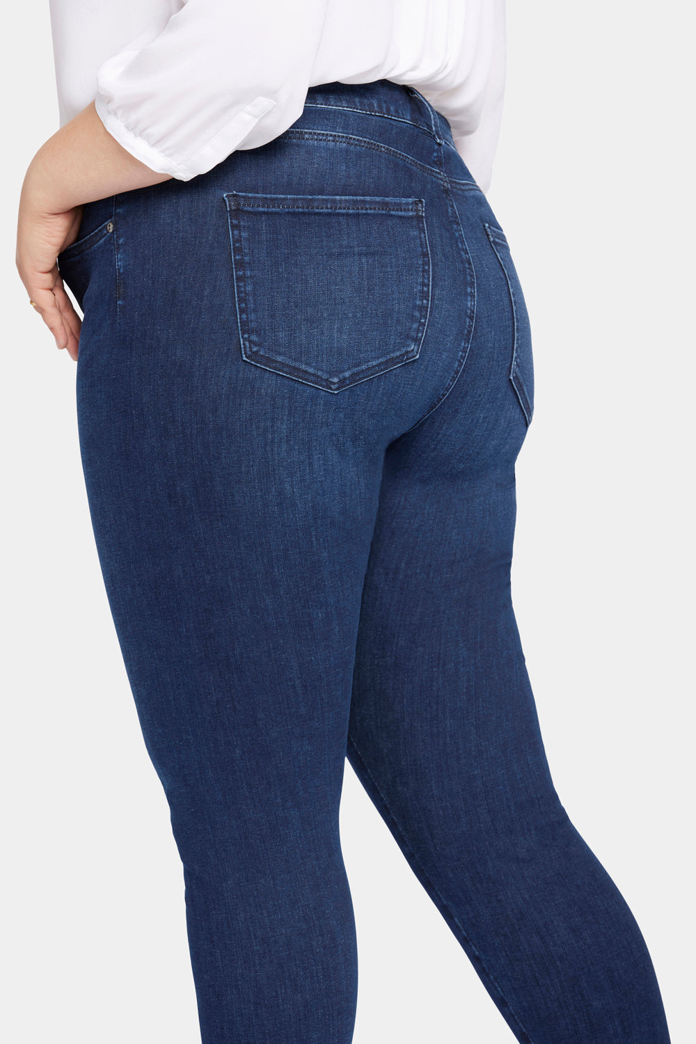 NYDJ Le Silhouette Ami Skinny Jeans In Petite Plus Size With High Rise - Marvelous