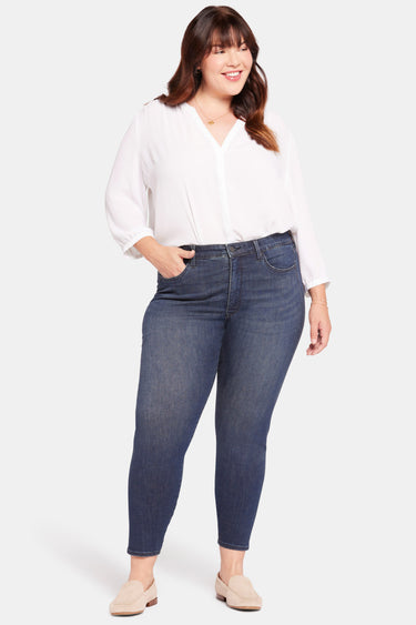 NYDJ Le Silhouette Ami Skinny Jeans In Petite Plus Size With High Rise - Precious