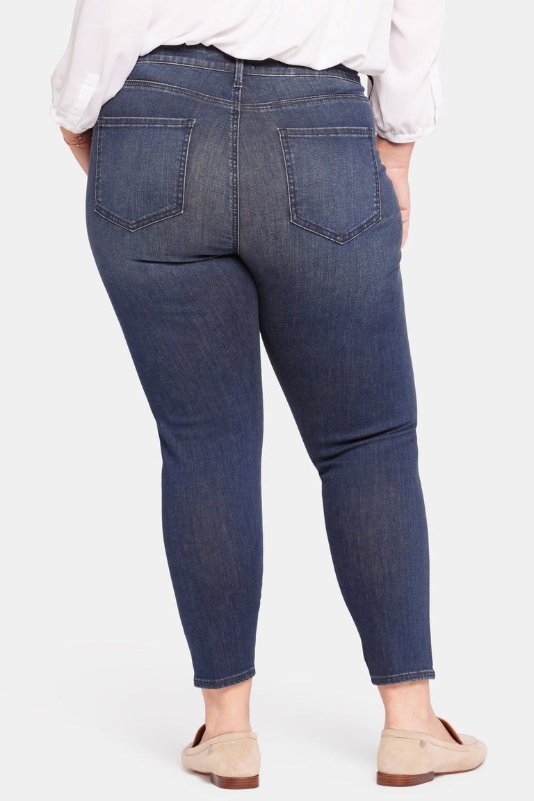 NYDJ Le Silhouette Ami Skinny Jeans In Petite Plus Size With High Rise - Precious