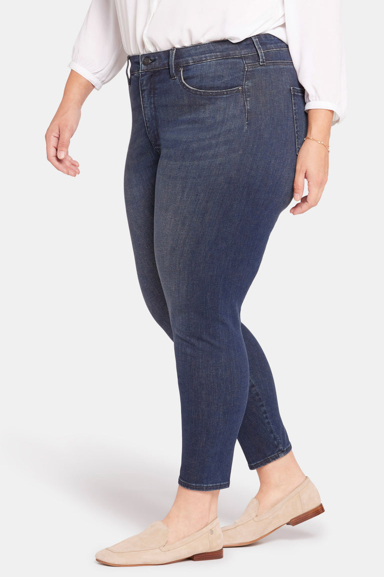 NYDJ Le Silhouette Ami Skinny Jeans In Petite Plus Size With High Rise - Precious