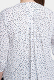 NYDJ Pintuck Blouse In Plus Size  - Sprinkle Dots