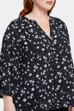 NYDJ Pintuck Blouse In Plus Size  - Primrose Path