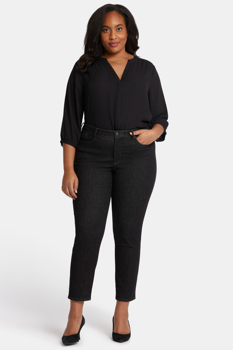 Stella Tapered Ankle Jeans In Plus Size - Eternity