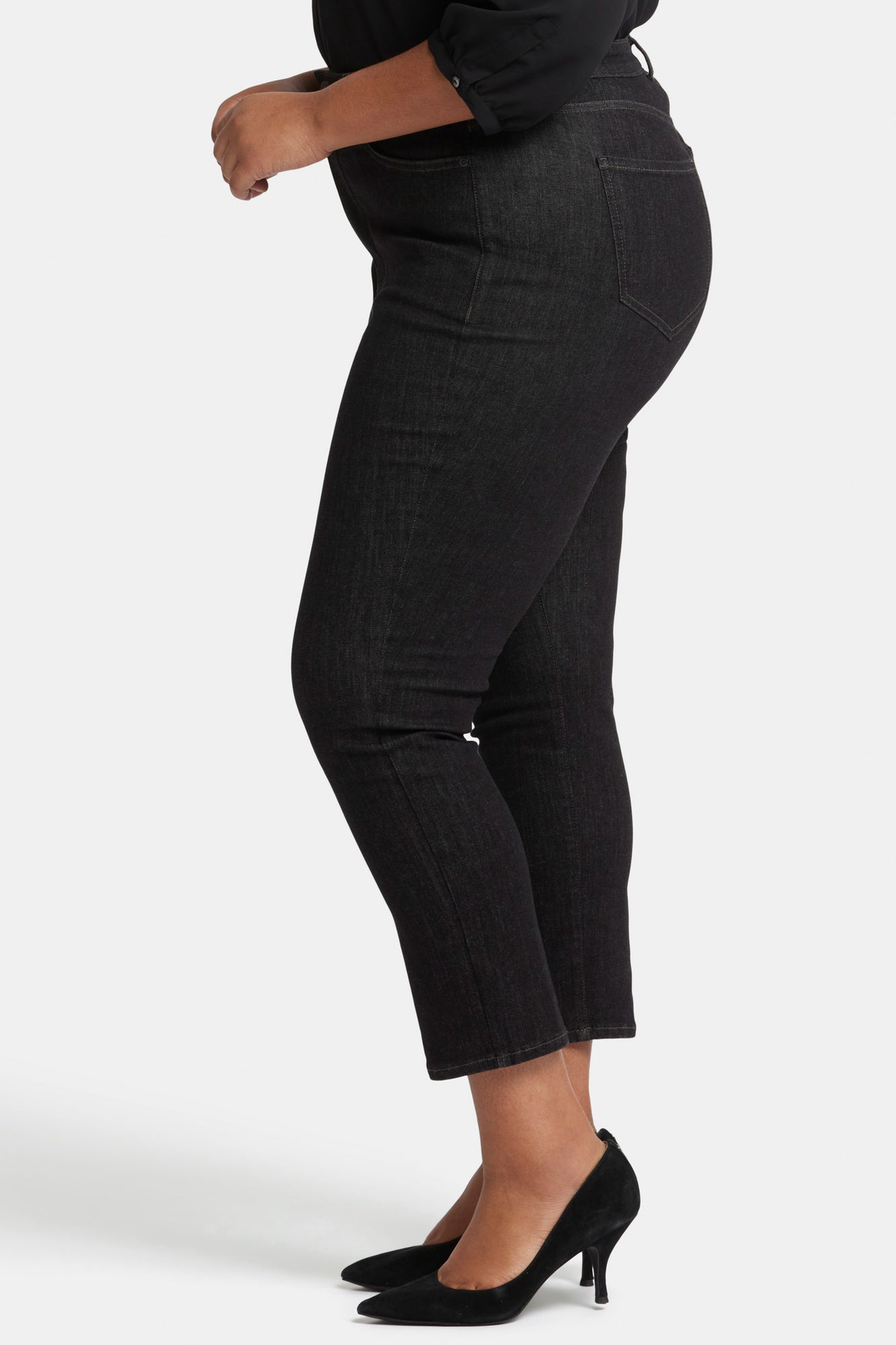 NYDJ Curve Shaper™ Sheri Slim Ankle Jeans In Plus Size With High Rise - Gardenranch