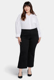 NYDJ Relaxed Flared Jeans In Plus Size  - Black Rinse