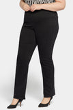 NYDJ Pull-On Straight Pants In Plus Size  - Stellar