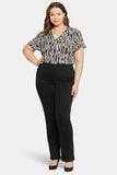 NYDJ Pull-On Straight Pants In Plus Size  - Stellar