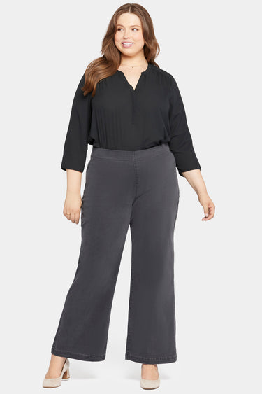 NYDJ Pull-On Teresa Wide Leg Jeans In Plus Size Sculpt-Her™ Collection - Sierra