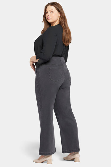 NYDJ Pull-On Teresa Wide Leg Jeans In Plus Size Sculpt-Her™ Collection - Sierra