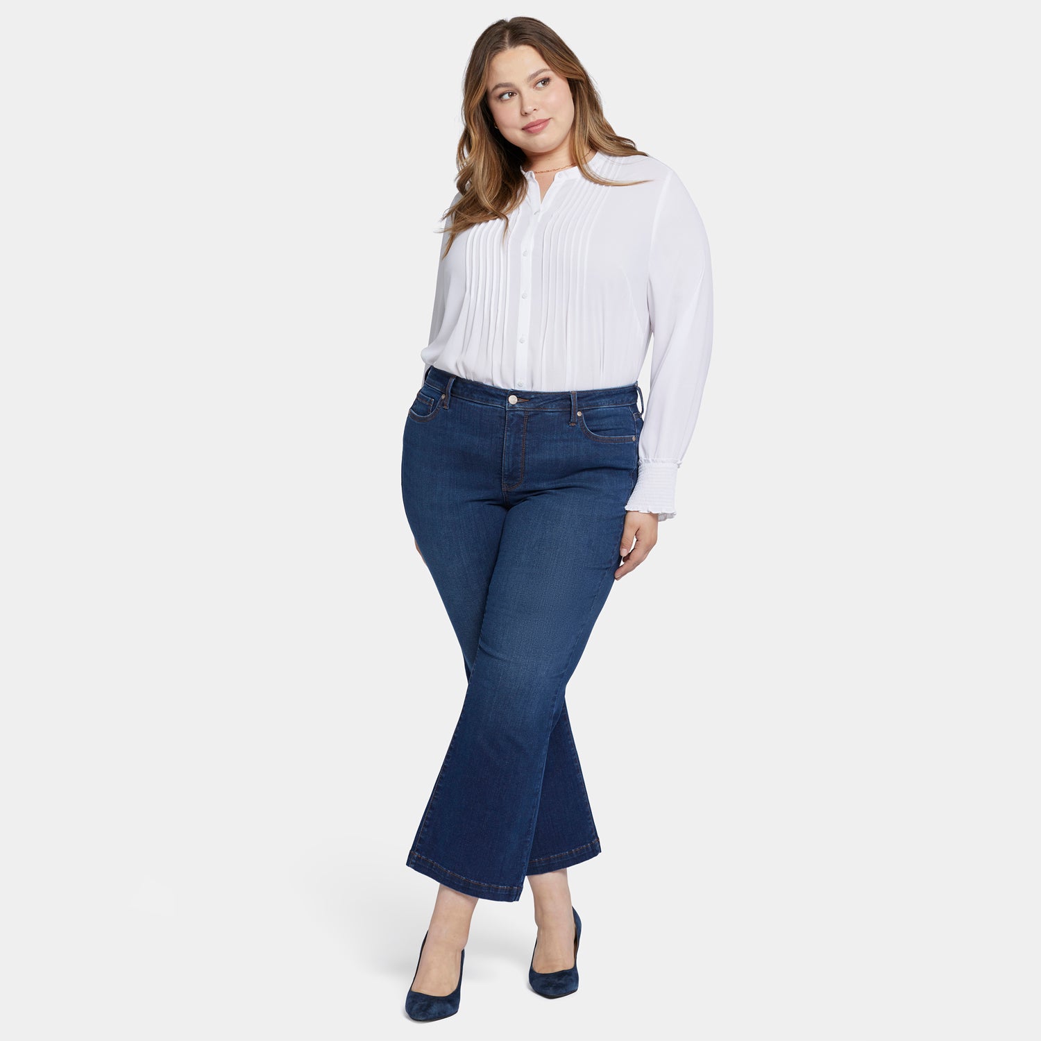 【HI FI FNK】Jade Roll Wide Denim HI FI FNK】Jade Roll Wide Denim