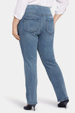 NYDJ Pull-on Straight Jeans In Plus Size Sculpt-Her™ Collection - Pristine