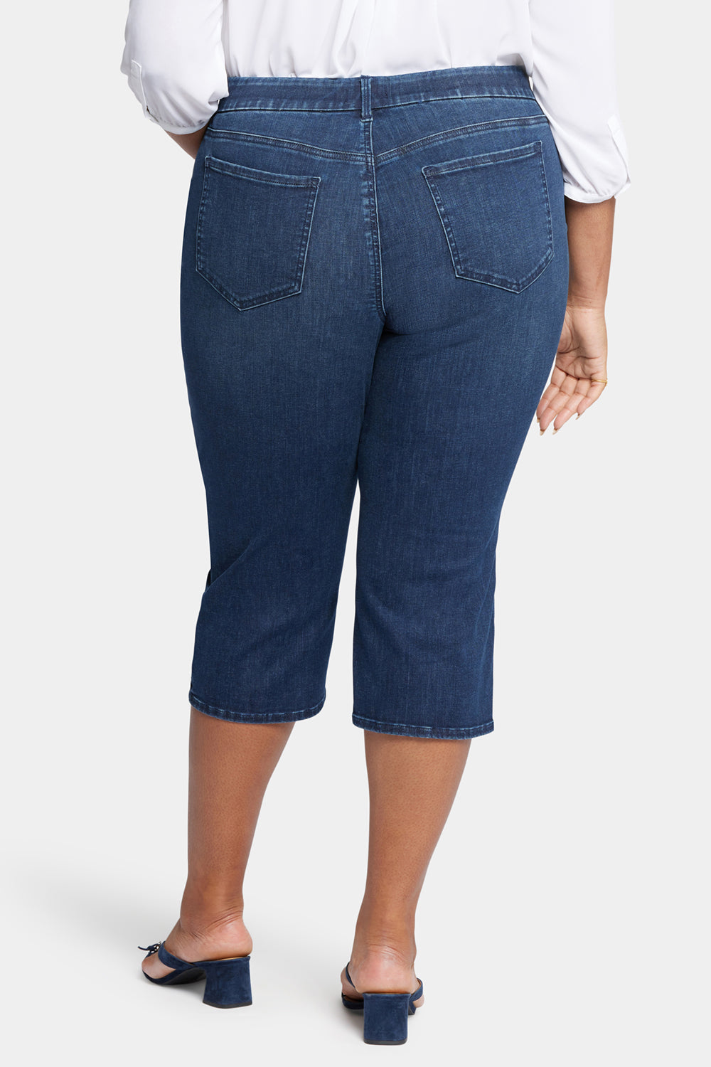 NYDJ Waist-Match™ Slim Straight Crop Jeans In Plus Size  - Prospect