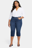 NYDJ Waist-Match™ Slim Straight Crop Jeans In Plus Size  - Prospect