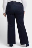 NYDJ Teresa Wide Leg Jeans In Plus Size With 1 1/2" Hems - Magical