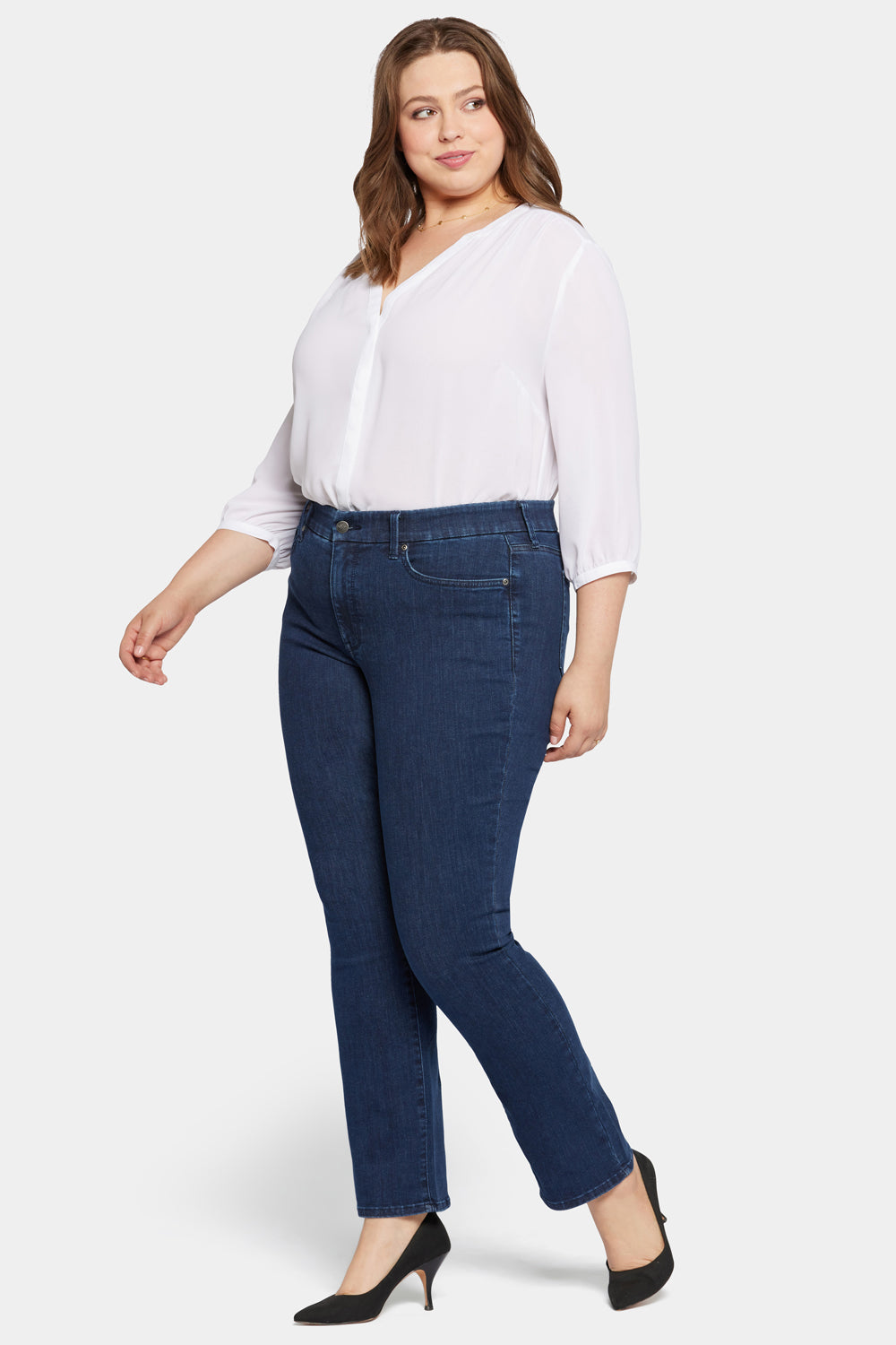 NYDJ Waist-Match™ Marilyn Straight Jeans In Plus Size  - Inspire