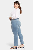 NYDJ Le Silhouette Sheri Slim Jeans In Plus Size  - Angel