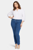 NYDJ Le Silhouette Sheri Slim Jeans In Plus Size  - Treasured