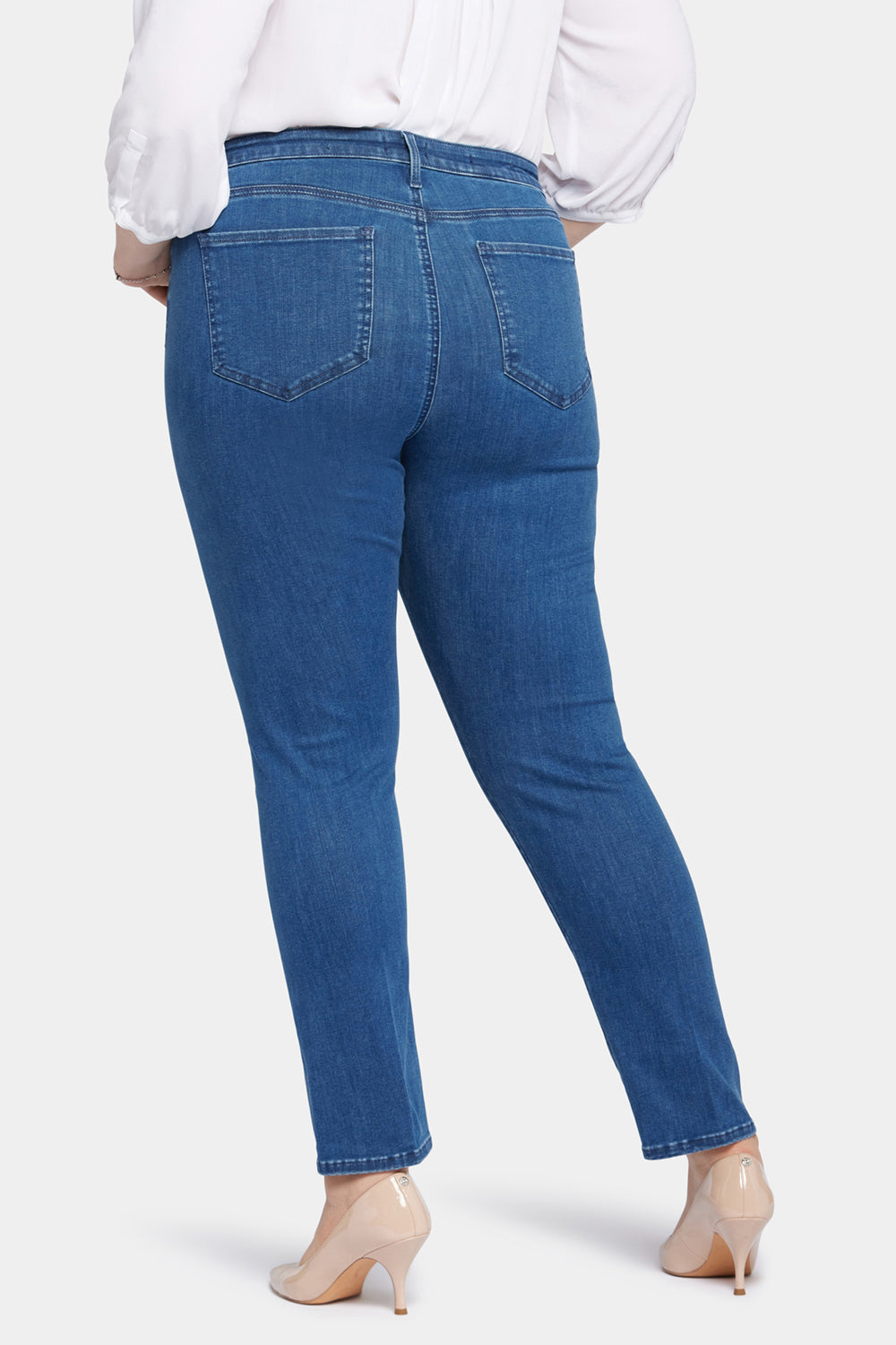 NYDJ Le Silhouette Sheri Slim Jeans In Plus Size  - Treasured