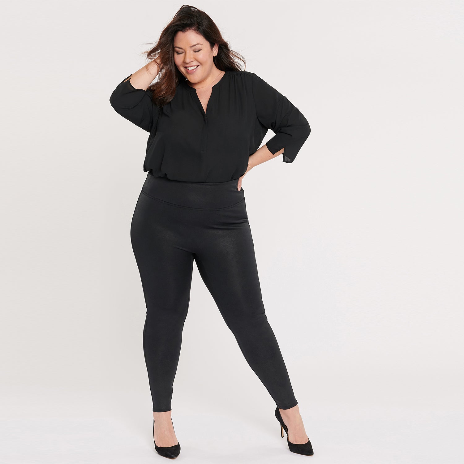 Pull-On Skinny Legging Pants In Plus Size Sculpt-Her™ Collection