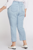 NYDJ Relaxed Straight Ankle Jeans In Plus Size  - Summerville Stripes
