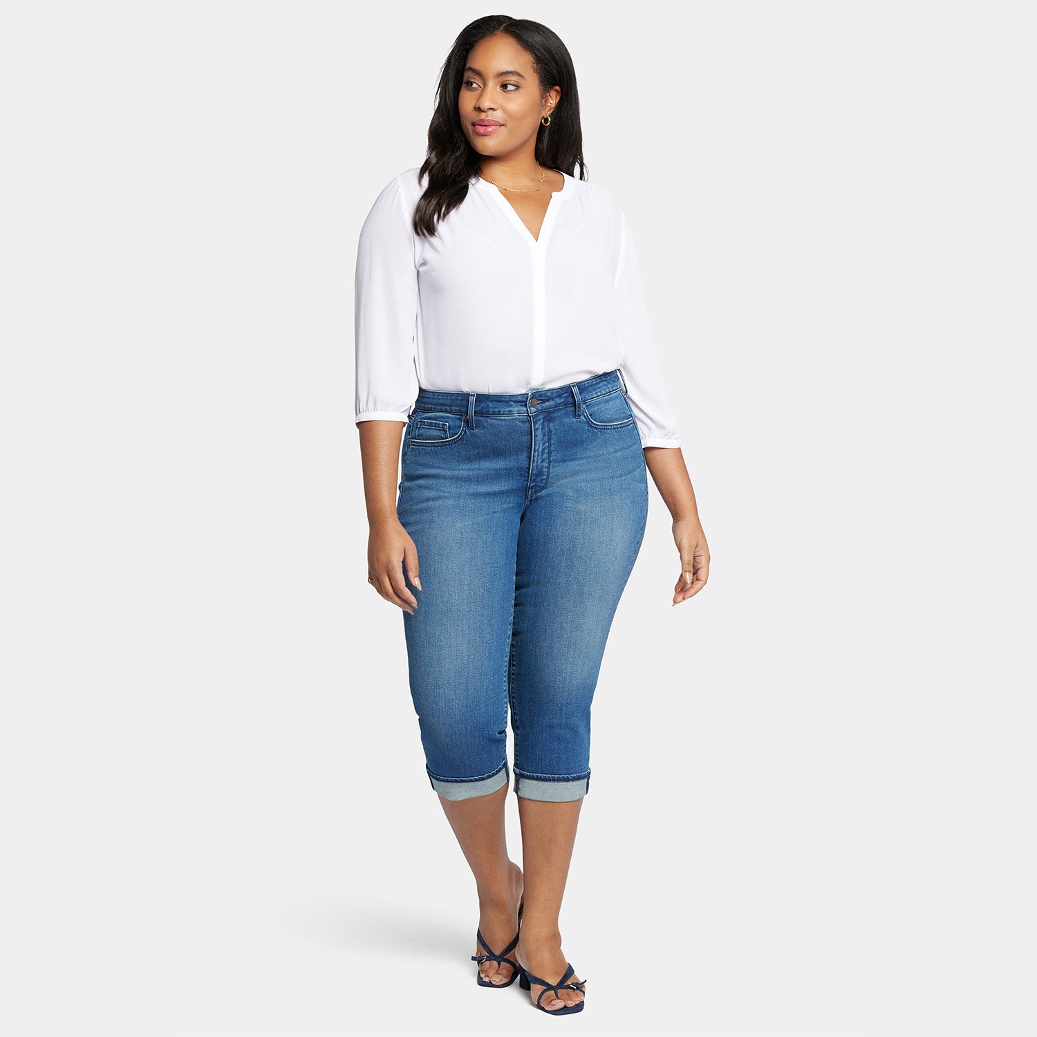 Plus size cotton jeans fashion