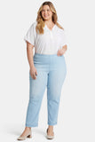 NYDJ Bailey Relaxed Straight Ankle Pull-On Jeans In Plus Size In Soft-Contour Denim™ - Santorini