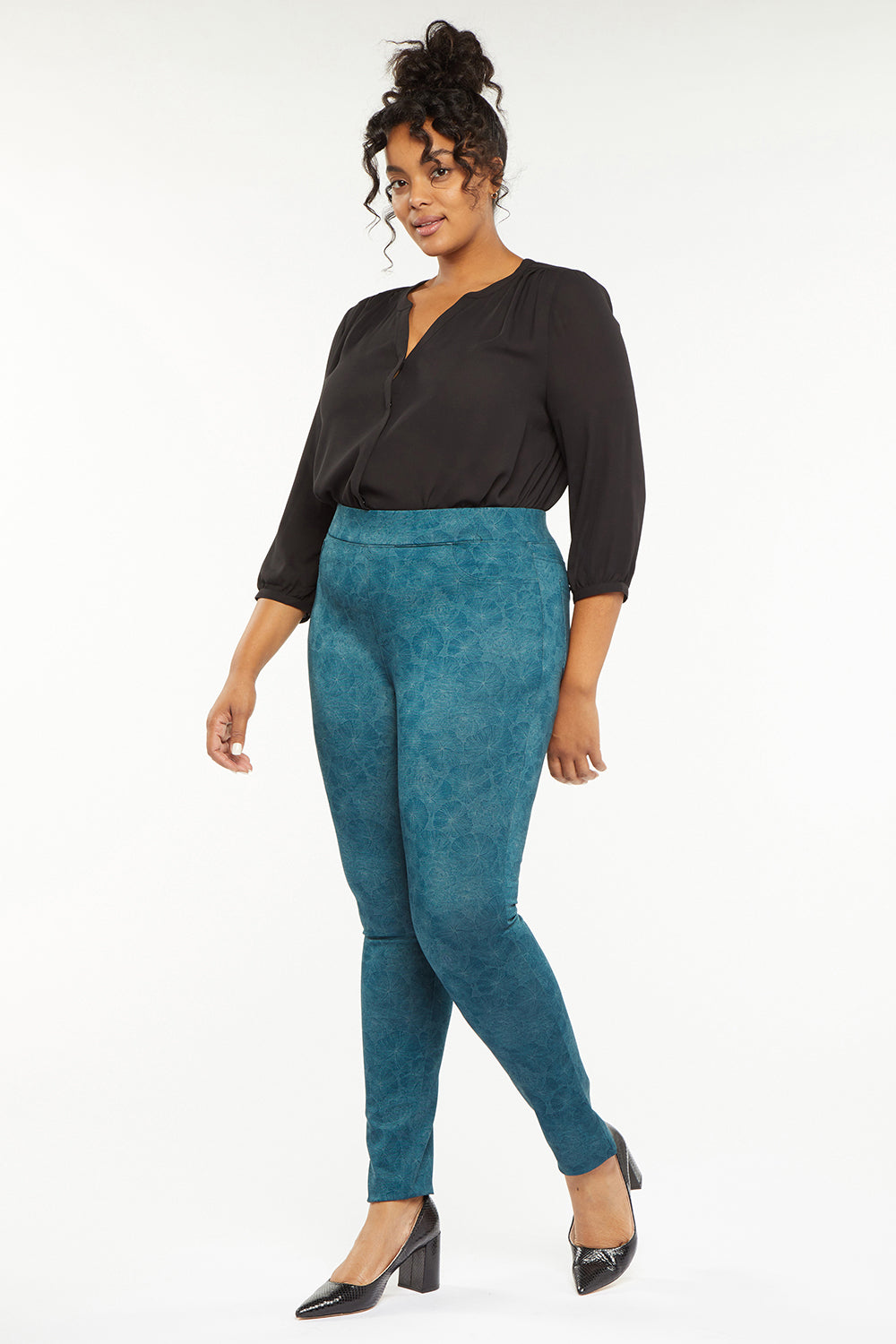 NYDJ Modern Legging Pants In Plus Size In Ponte Knit - Cheshire Hill