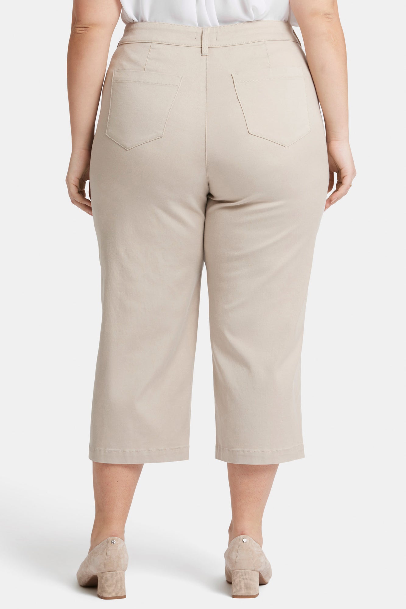 NYDJ Utility Pants In Plus Size In Stretch Twill - Feather