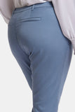 NYDJ Sadie Slim Pants In Plus Size In Stretch Twill - Blue Stone